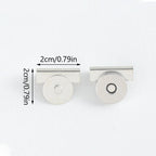 Metal seamless magnetic buckle