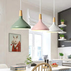 Modern elegance in the form of a stylish conical pendant lamp