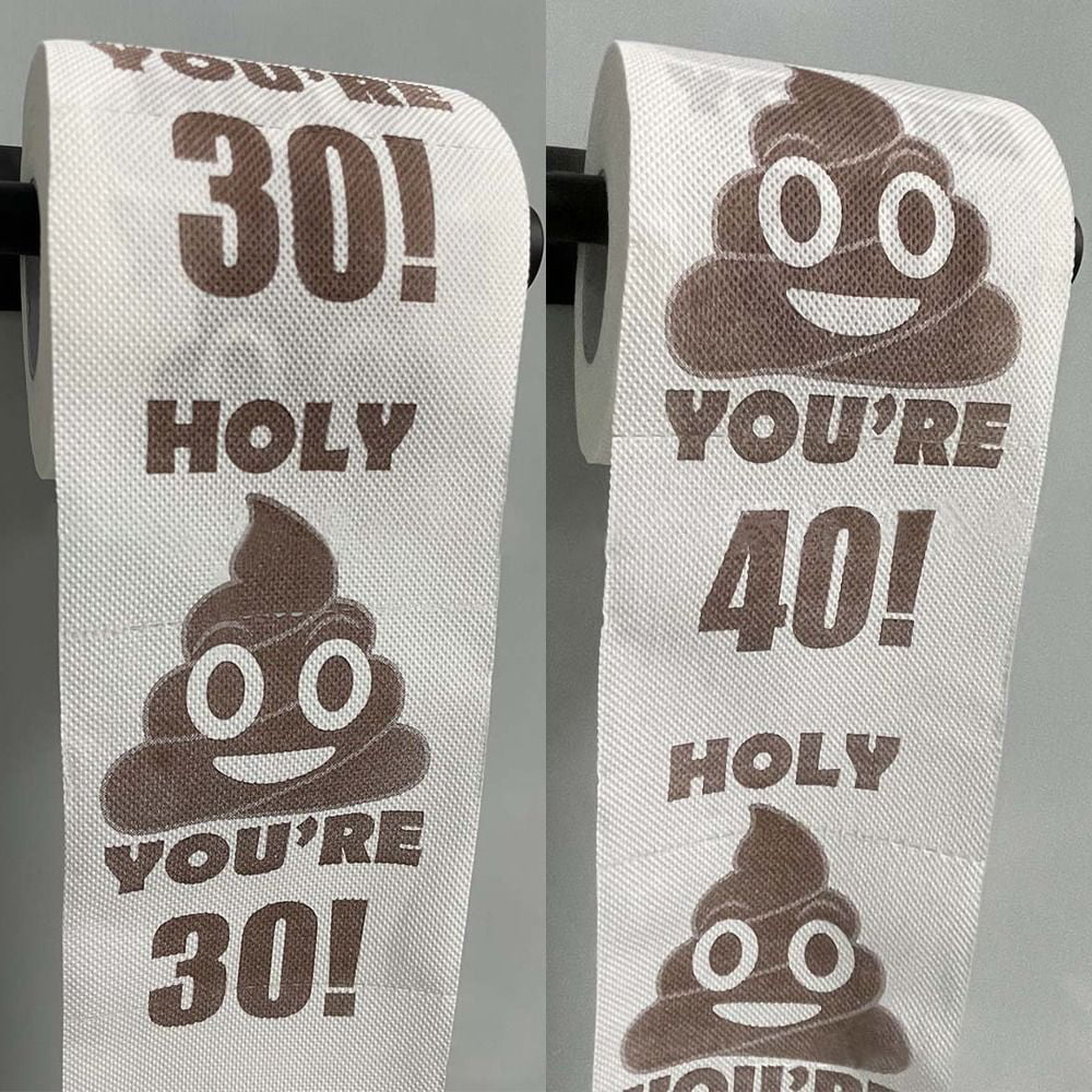 Prank Poop Printed Toilet Paper