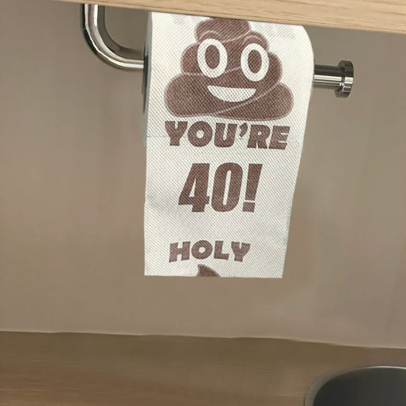 Prank Poop Printed Toilet Paper
