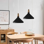 Modern elegance in the form of a stylish conical pendant lamp
