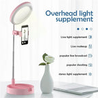 Selfie Ring Light with Makeup Mirror & Phone Holder Kit