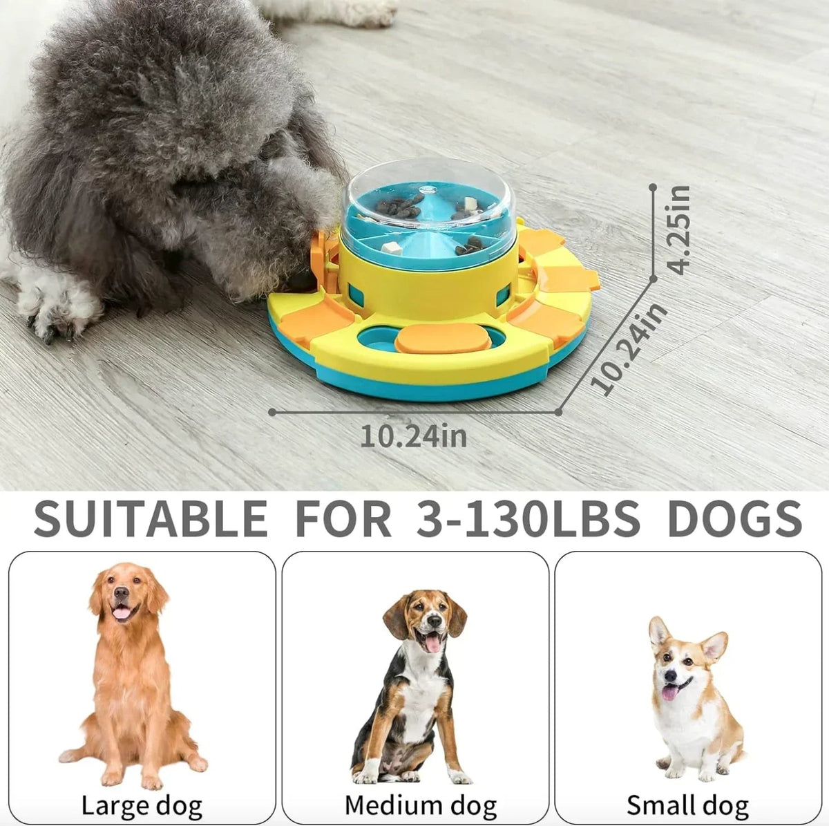 PuzzleFeast Pet Feeder - Interactive Feeding Game for Pets