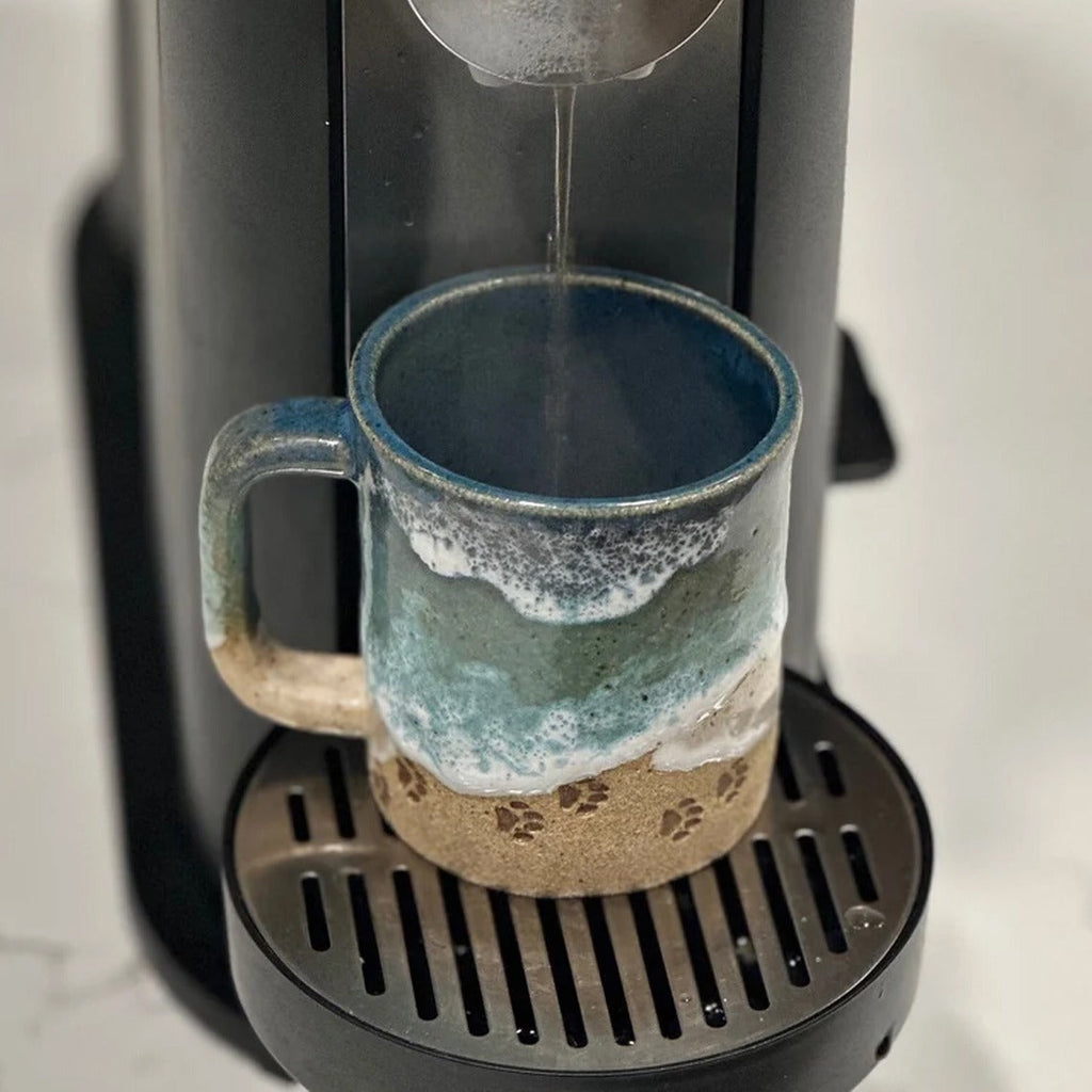 Paw 3D Printed Ceramic Shoreline Coffee Mug