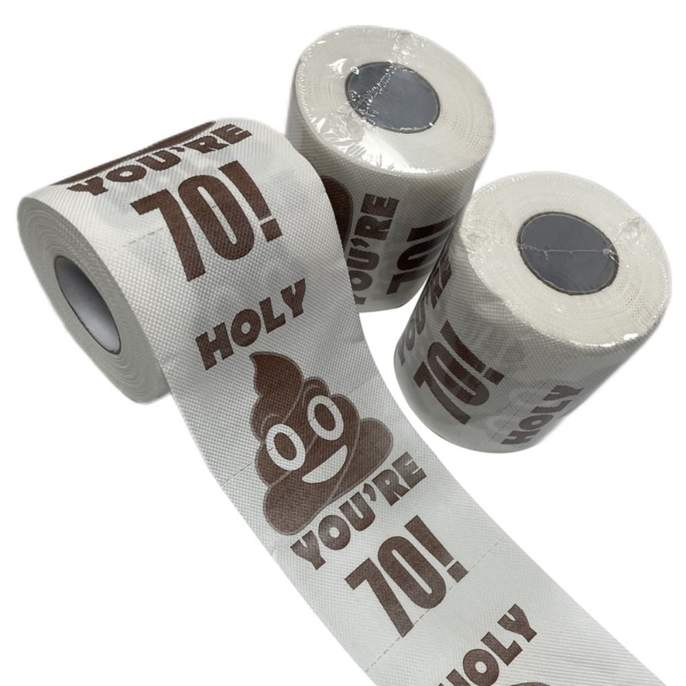 Prank Poop Printed Toilet Paper