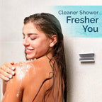 Hair collector shower wall