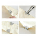 Metal seamless magnetic buckle