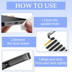 Phone Speaker Dust Mesh Stickers, 10-Pack with 1.5 cm and 2.2 cm Sizes