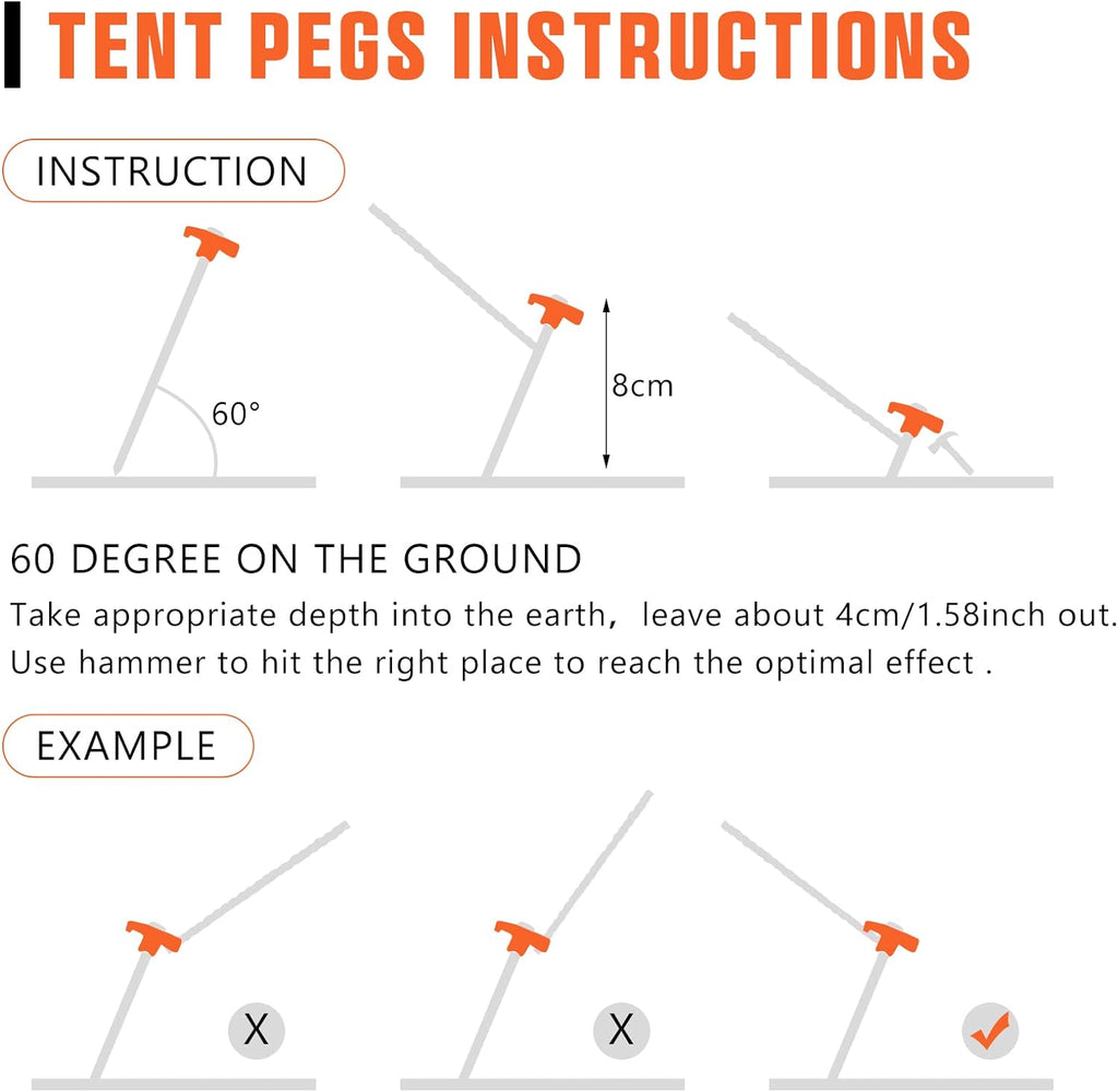 Tent Peg Heavy Duty