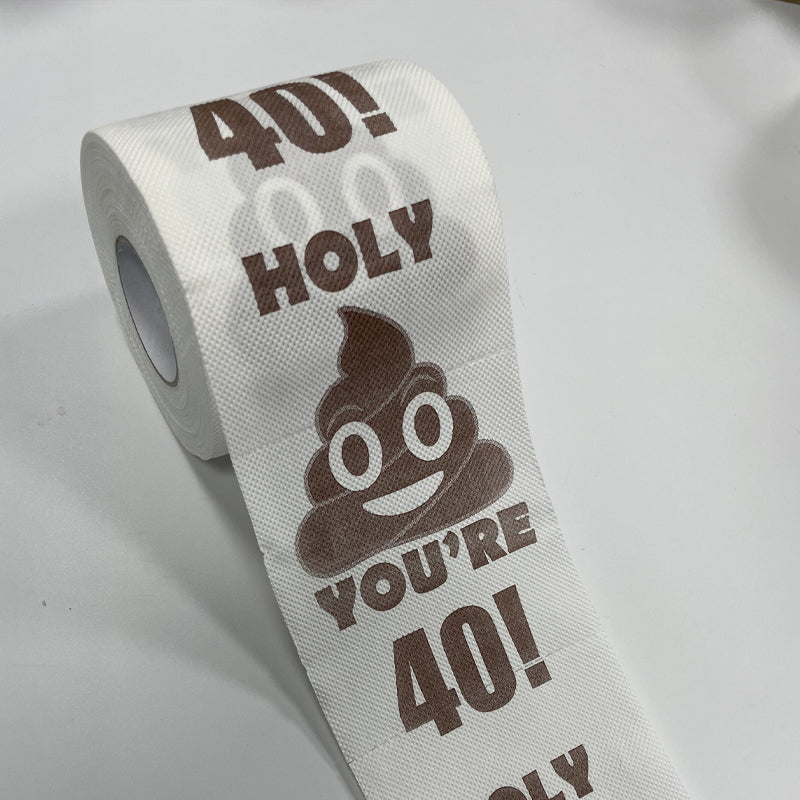 Prank Poop Printed Toilet Paper