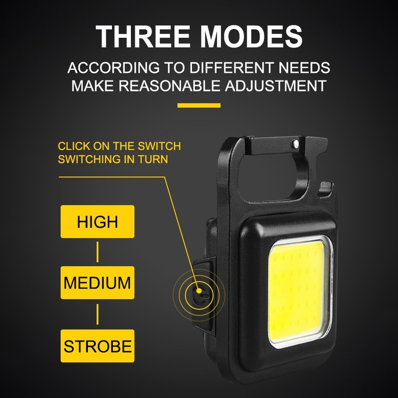 Mini Portable LED Keychain Light Mutifuction