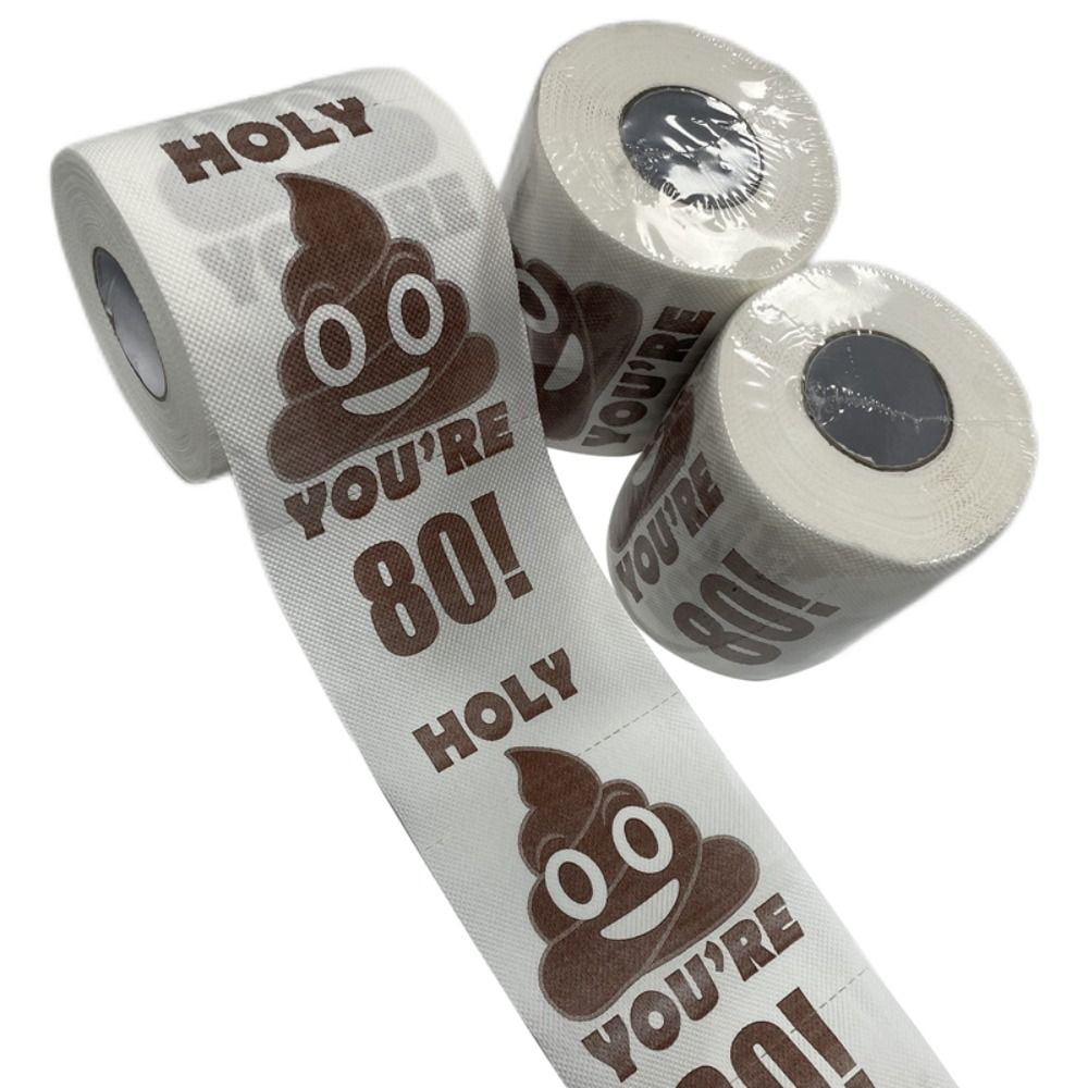 Prank Poop Printed Toilet Paper