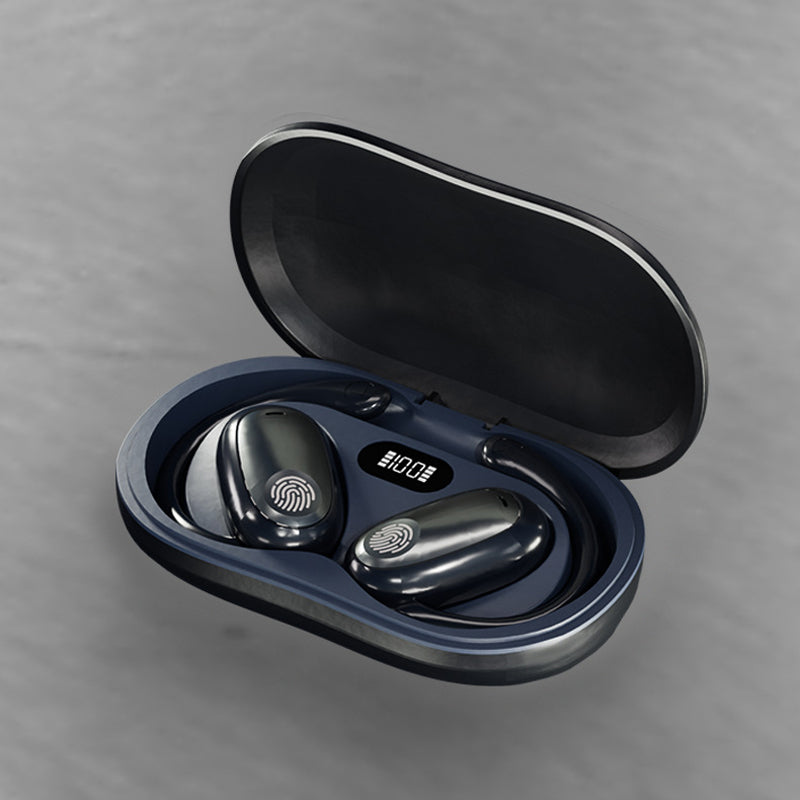 Sporty hanging Bluetooth earbuds
