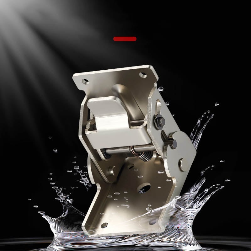 Saker 90 Degree Self-Locking Folding Hinge Corrosion-Resistant Invisible Connector