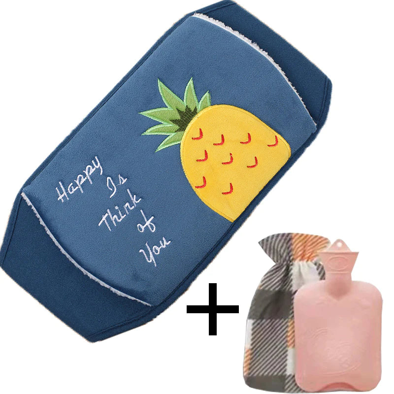 Refillable Plush Hot Water Bottle Belt
