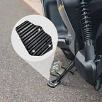 Motorcycle kickstand foot side stand extension pad
