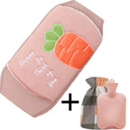 Refillable Plush Hot Water Bottle Belt
