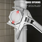 Multifunctional tool for bathroom key