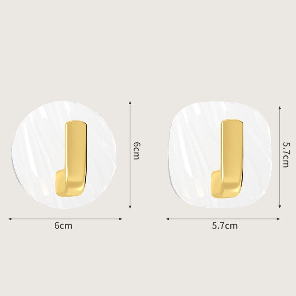 Transparent Acrylic Adhesive Wall Hook Exquisite Punch-Free Hook