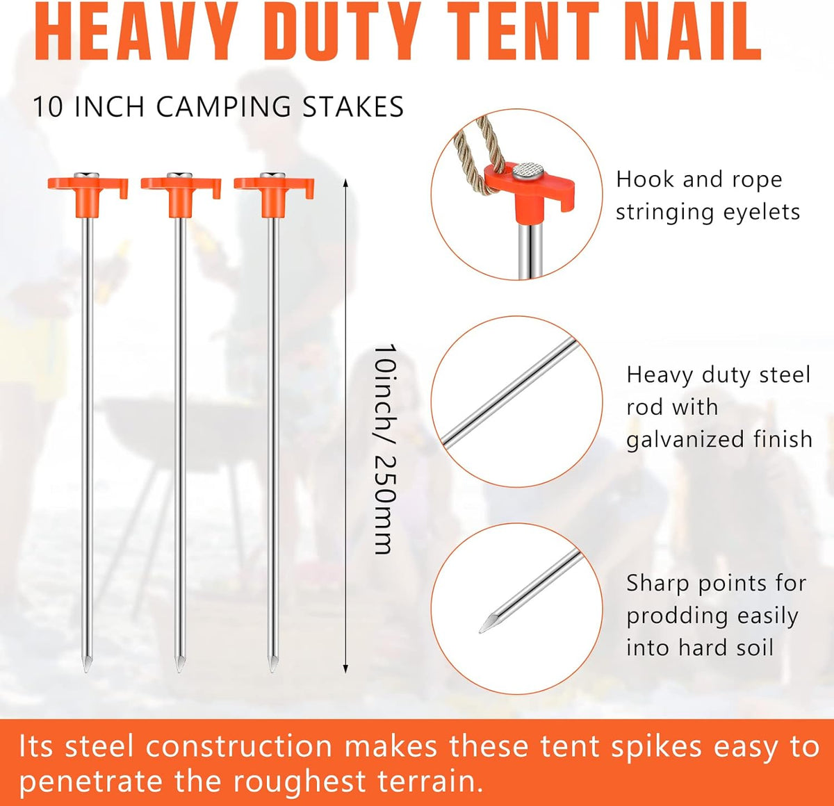 Tent Peg Heavy Duty