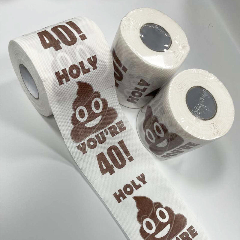 Prank Poop Printed Toilet Paper