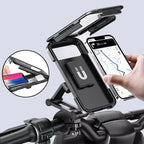 RideCharge Pro – Waterproof Phone Holder with USB and 15W Wireless Charging for Bicycle and E-Bike
