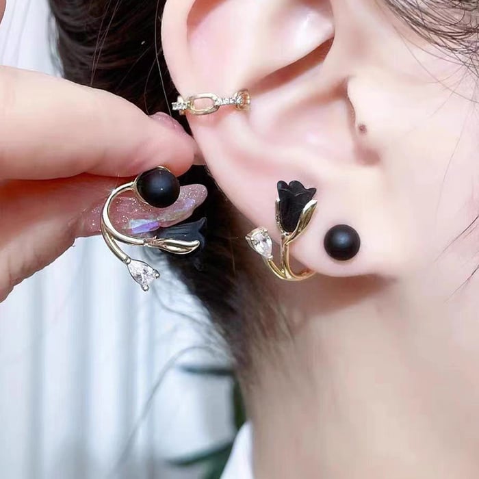 Tulip Flowers Versatile Earrings