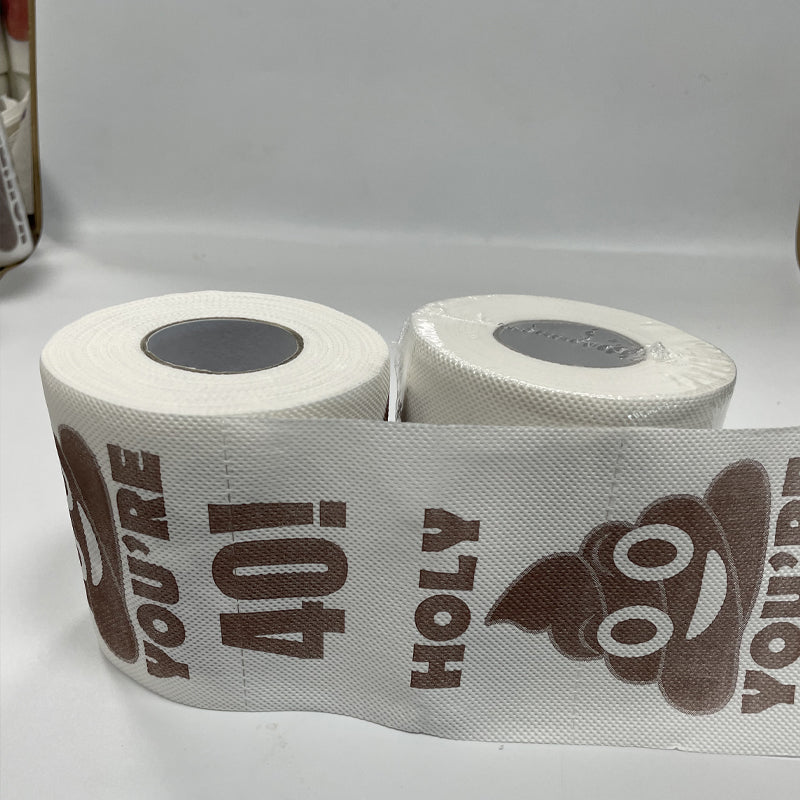 Prank Poop Printed Toilet Paper