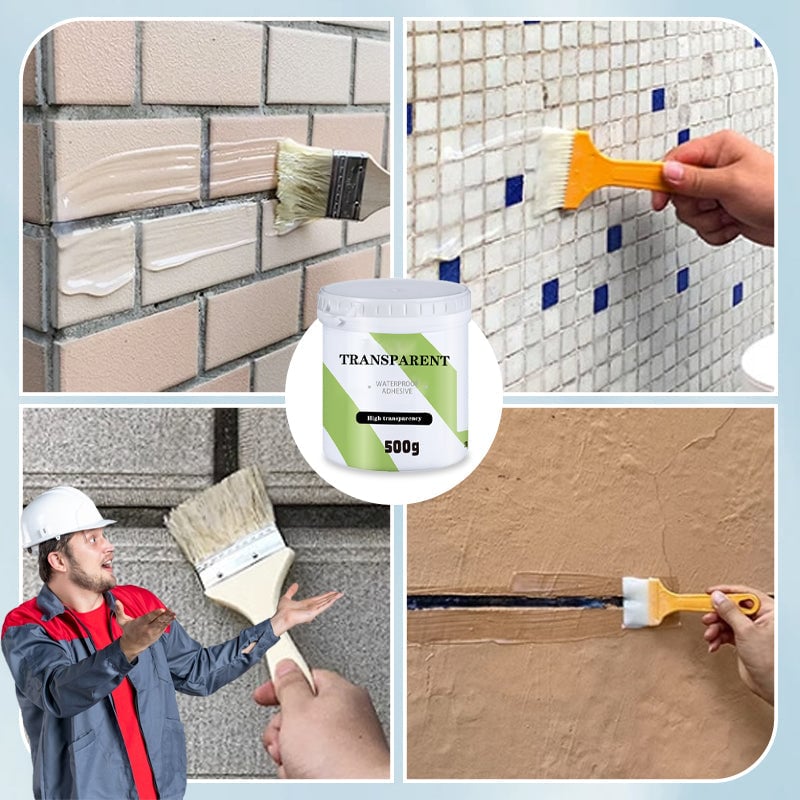 Multi-purpose highly transparent large waterproof adhesive surface