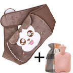 Refillable Plush Hot Water Bottle Belt