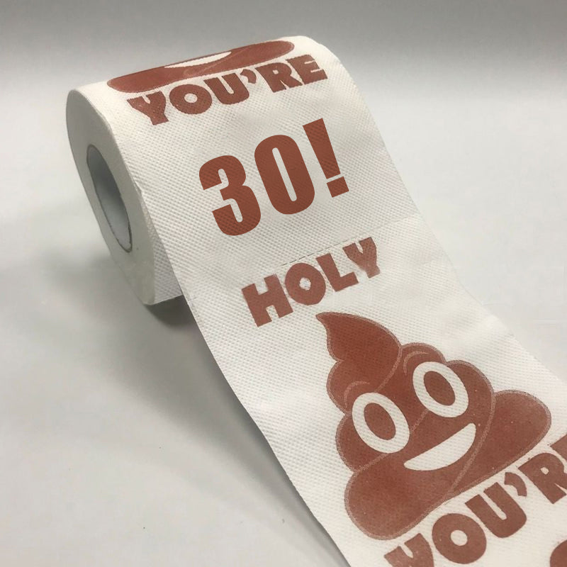 Prank Poop Printed Toilet Paper