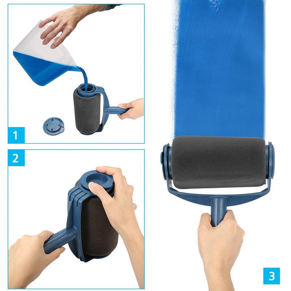 Paint roller with container - 5 pieces/8 pieces