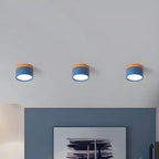 Minimalist ceiling lamp with LED glow