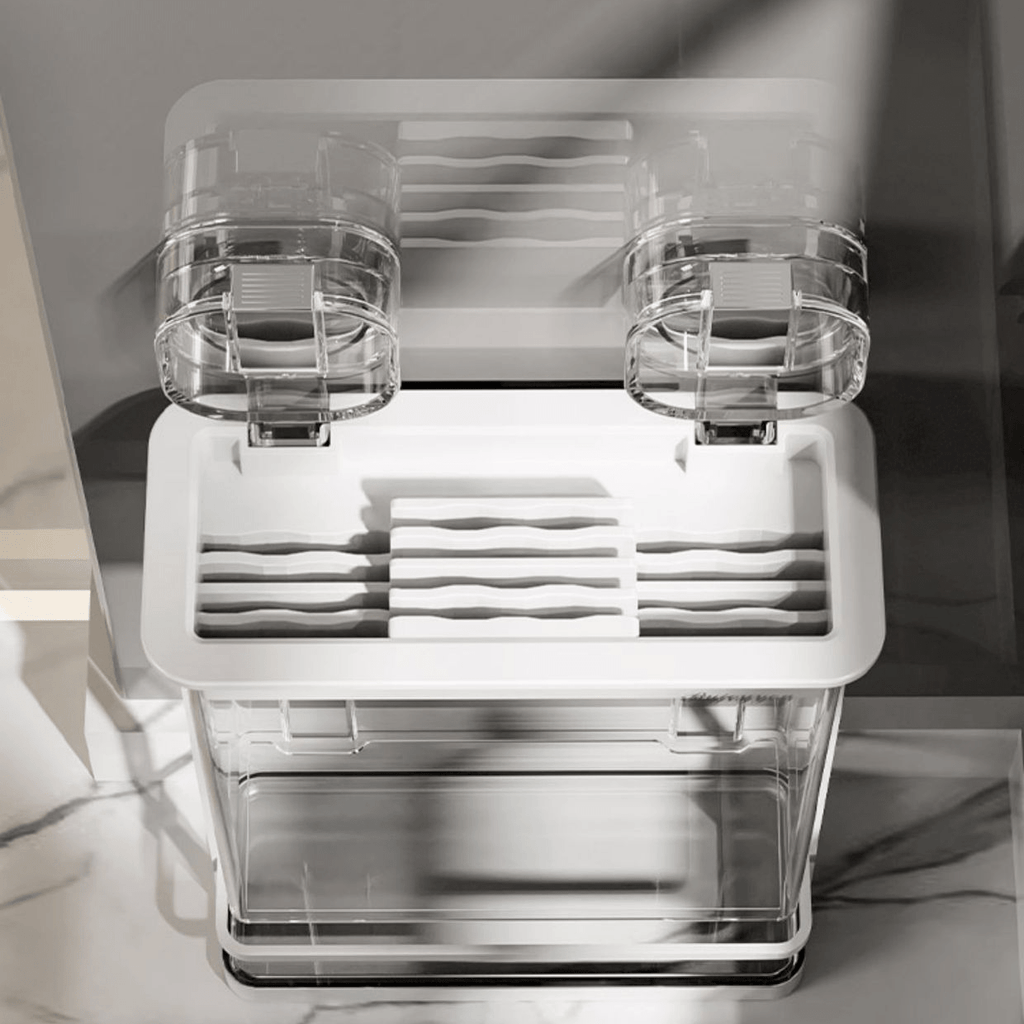 Innovative knife case with space for kitchen utensils