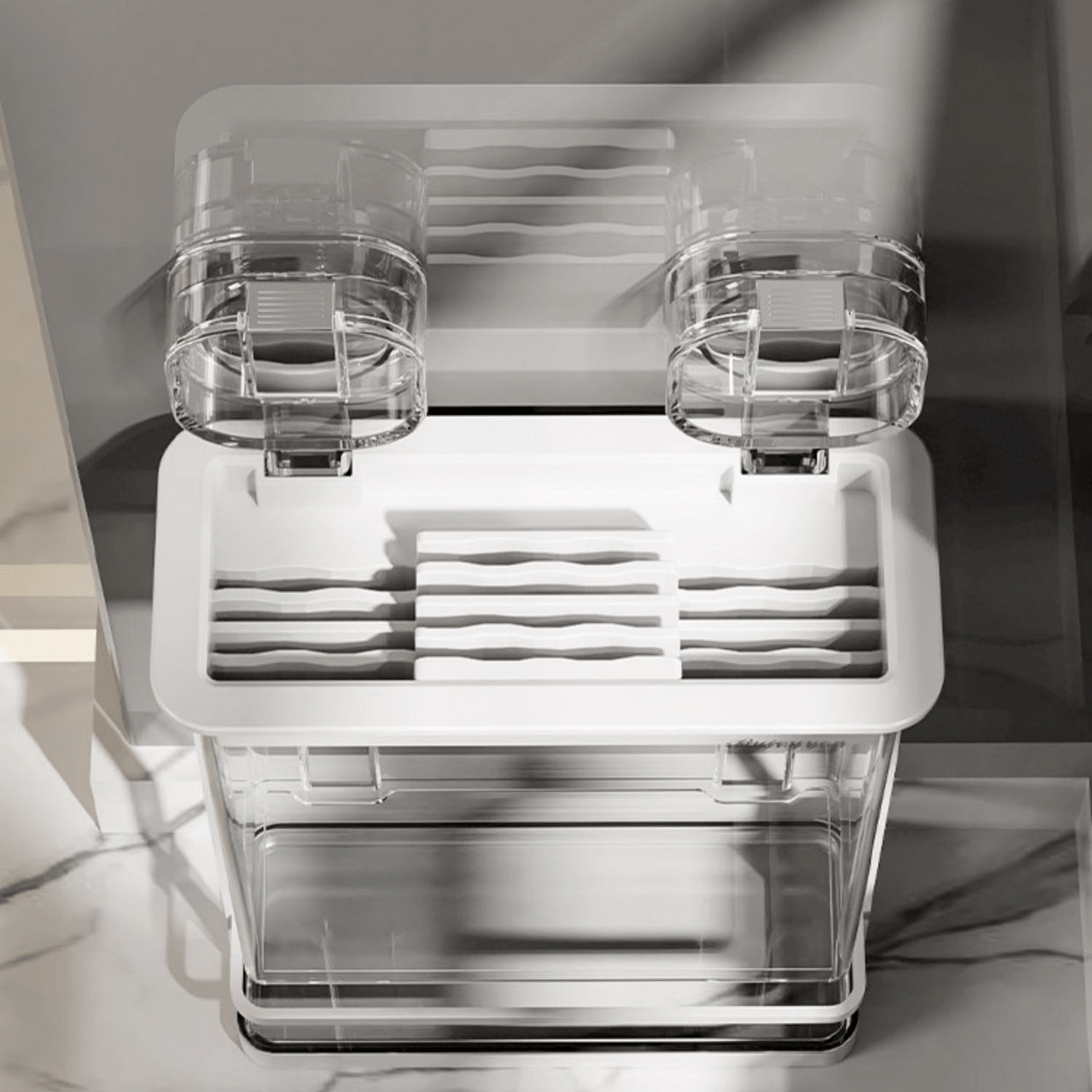 Innovative knife case with space for kitchen utensils