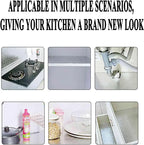 Stainless Steel Kitchen Oil-Proof Adhesive Wallpaper Roll