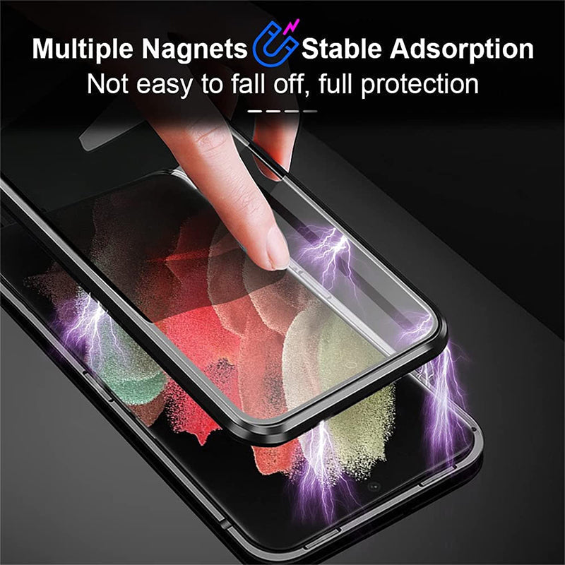 MAGNETIC DOUBLE-SIDED GLASS PHONE CASE
