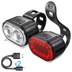 BikeGlow – Rechargeable bike lights for maximum visibility day & night