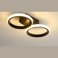 Modern LED Ring Chandelier – Minimalist Ceiling Light for Living Room and Dining Area