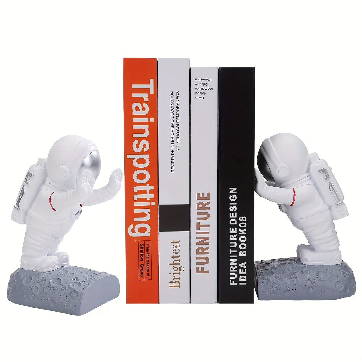 SpaceHold - Astronaut Bookends for a Space Theme
