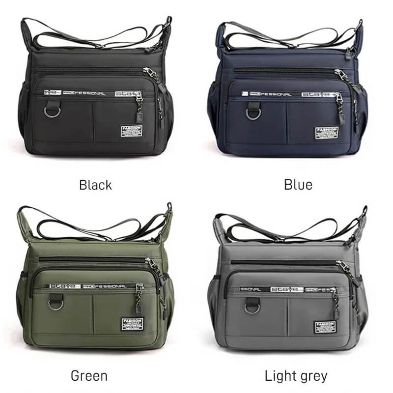 Light waterproof shoulder bag with large capacity