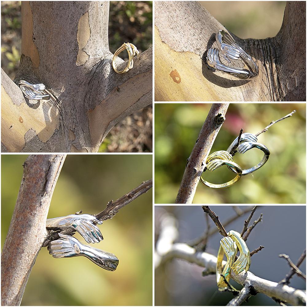 2021 New Pair Hugging Ring
