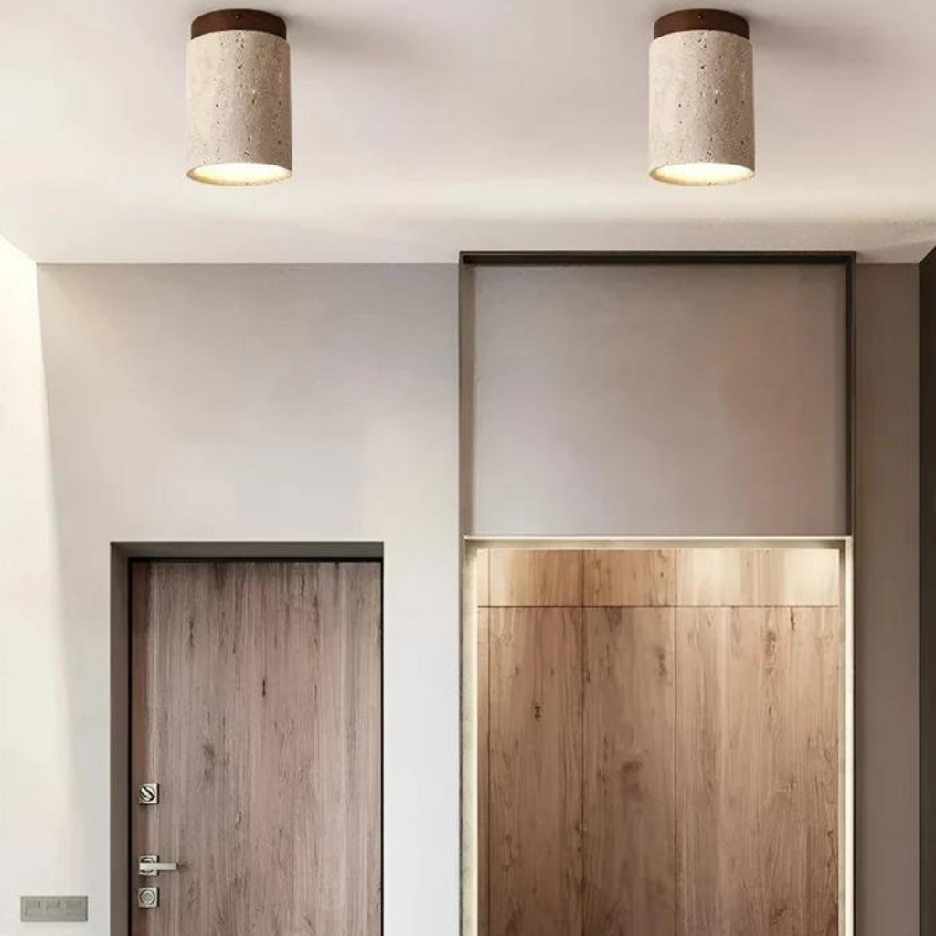 Trendy Round Japanese Style Ceiling Lamp - ZenLight