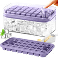 101oz. Ice Cube Tray Set - 64 Piece Silicone Ice Cube Tray with Lid & Container