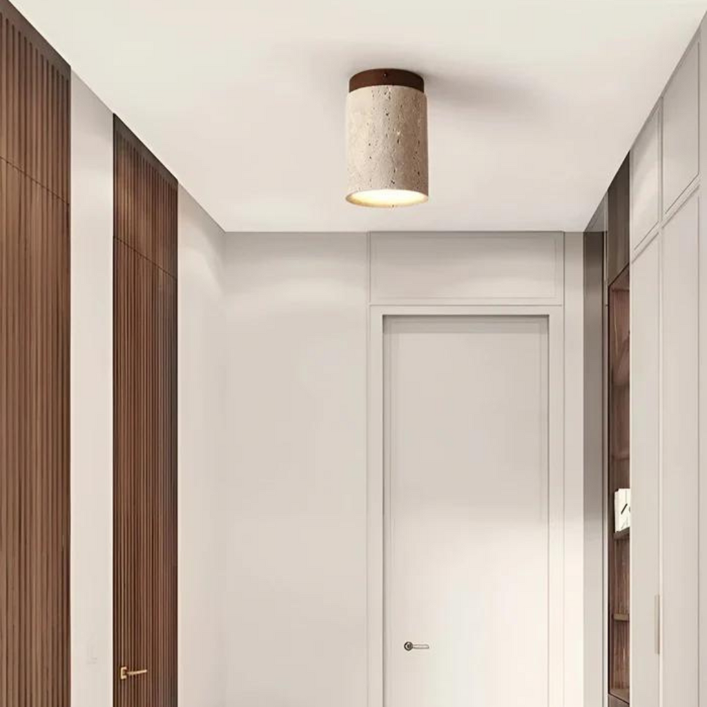 Trendy Round Japanese Style Ceiling Lamp - ZenLight