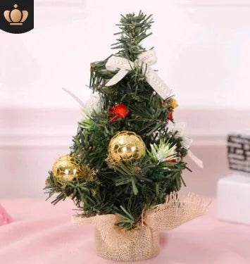 Christmas Ornaments Tree 20cm Mini Christmas Decoration Tree Christmas Day Mall Decoration Desktop Ornaments Small Tree