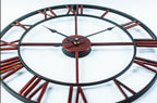 Vintage Iron Large Retro Wall Clock