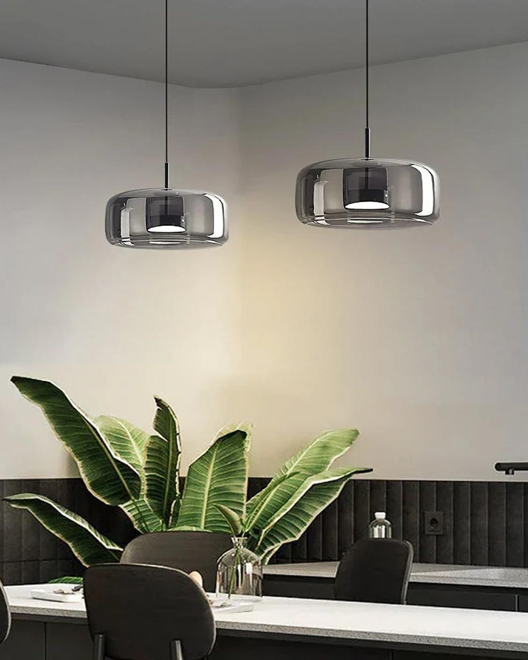 Valentino Ceiling Pendant Light - Smoke