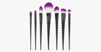 Black Unicorn Makeup Brush Set with 7 Brushes – For the Perfect Blending