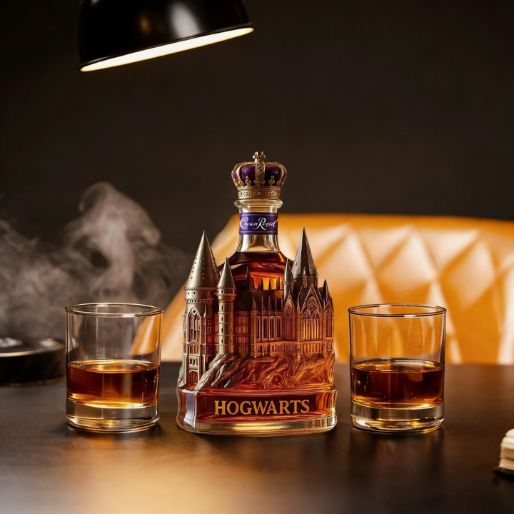 Hogwarts Castle Crown Royal Whiskey Bottle - Unveil A Truly Magical Addition to Your Collection